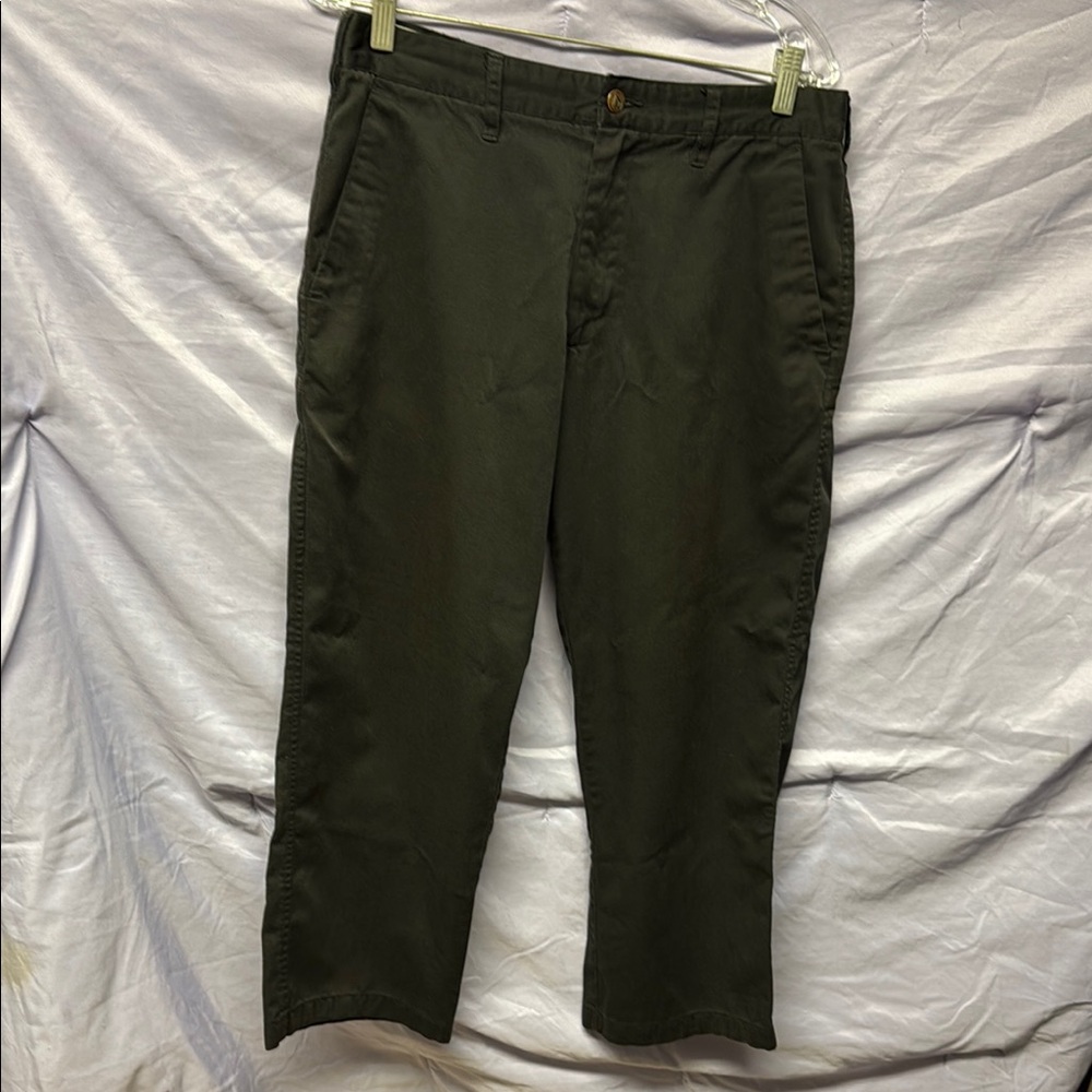 Volcom Black Chinos Classic Straight Leg